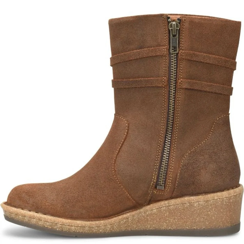 Born Vinton Leather Boots, size 7.5, zip up sides - Picture 7 of 11